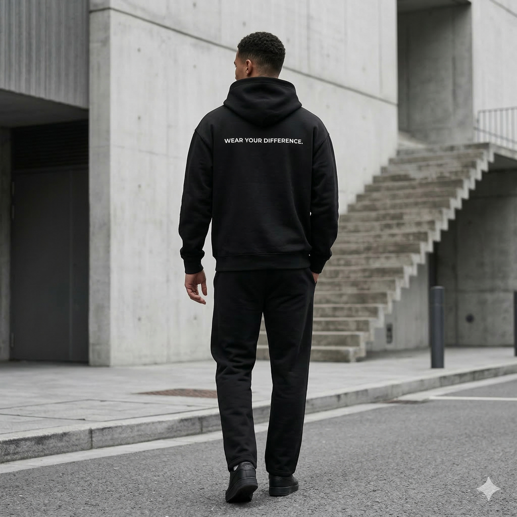 LEVN. Heavyweight “Wear Your Difference” Hoodie – Oversized