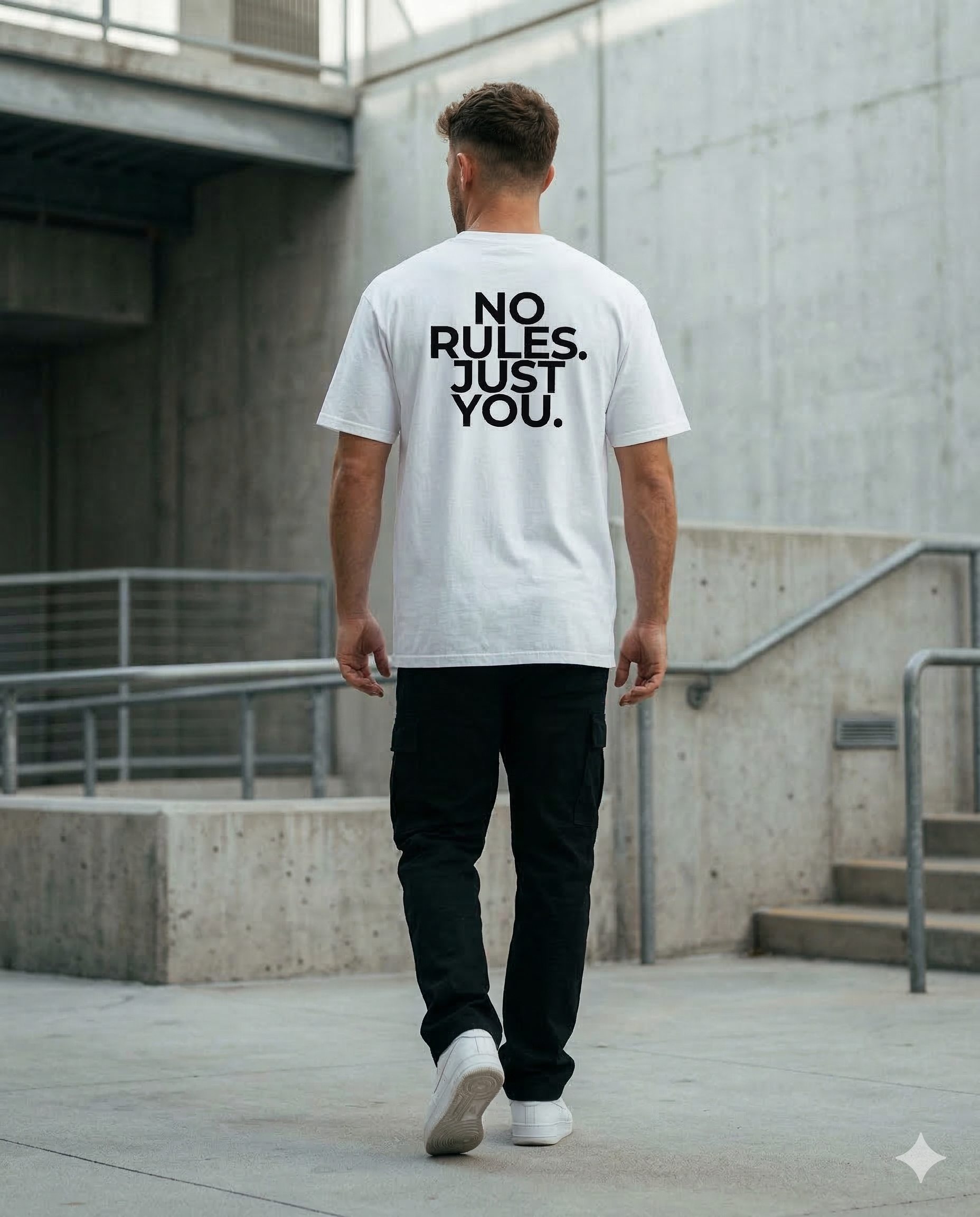 LEVN. "No Rules" Tee – Back Statement