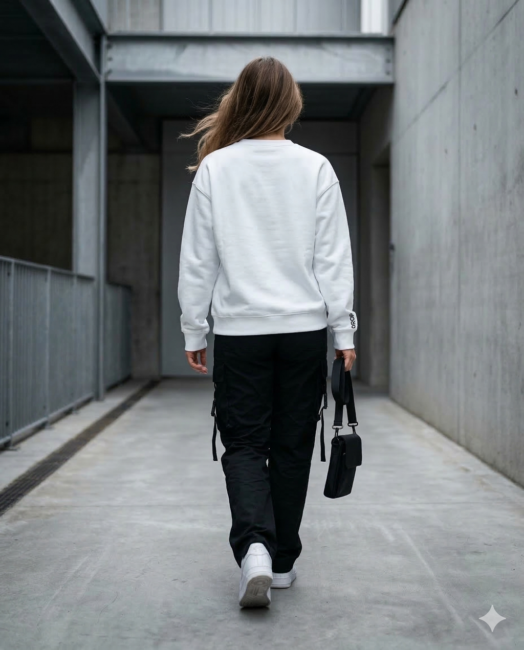 LEVN. Limited Signature Crewneck – Black &  White