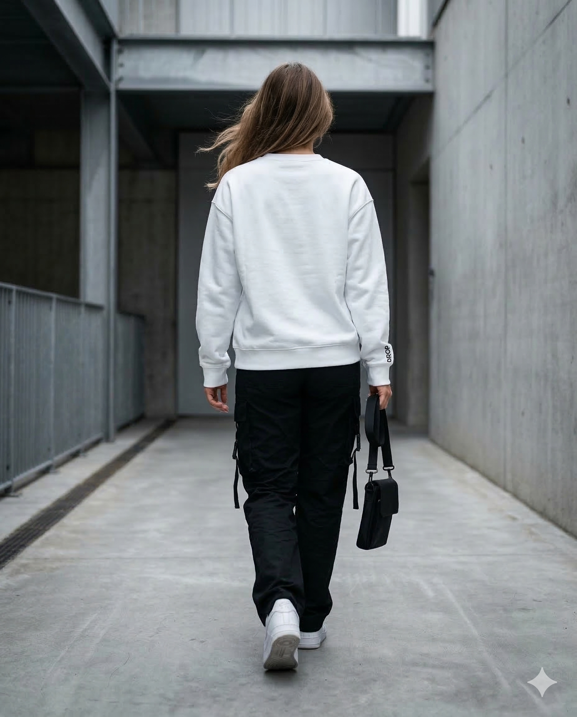 LEVN. Limited Signature Crewneck – Black &  White