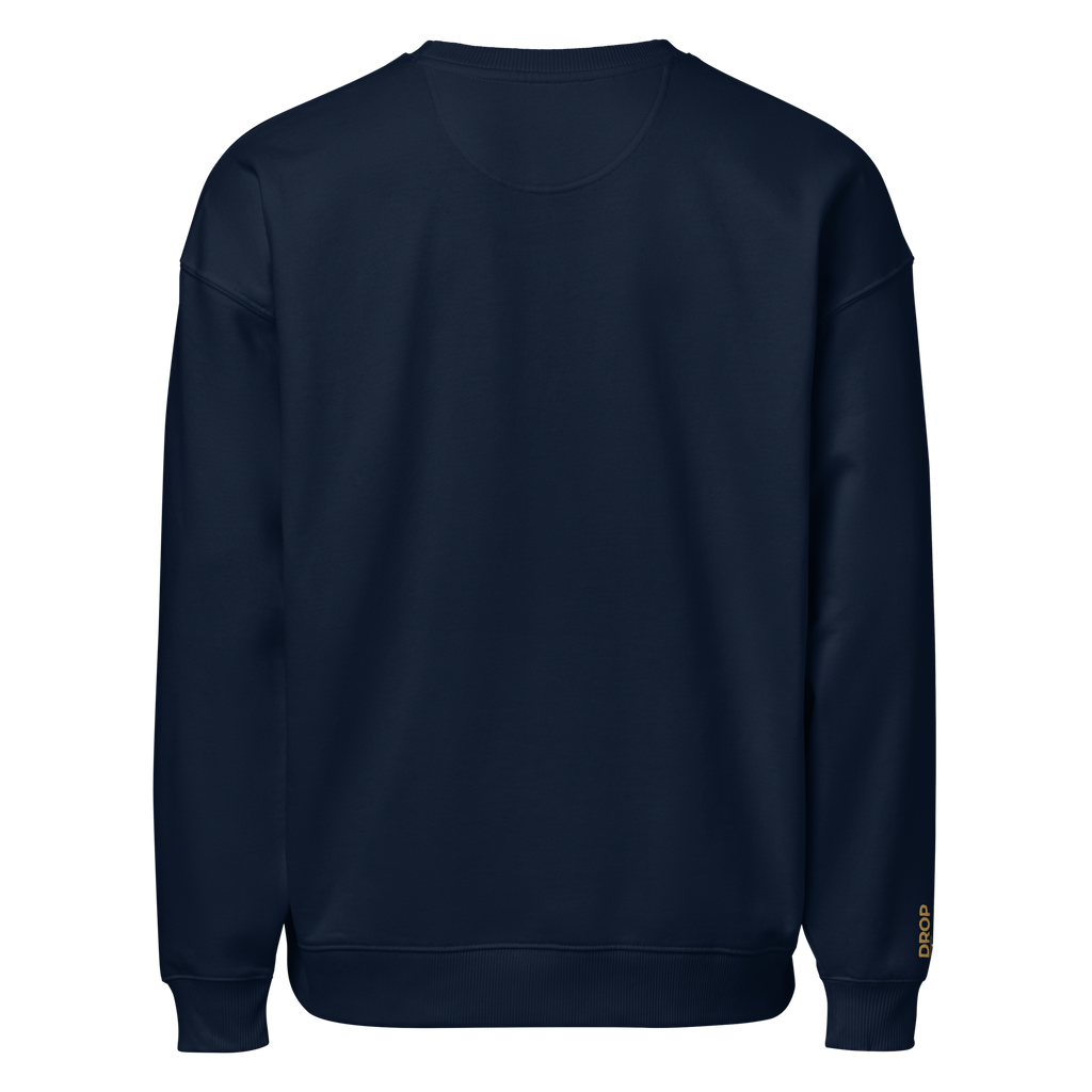 LEVN. Signature Oversized Crewneck - Old Gold