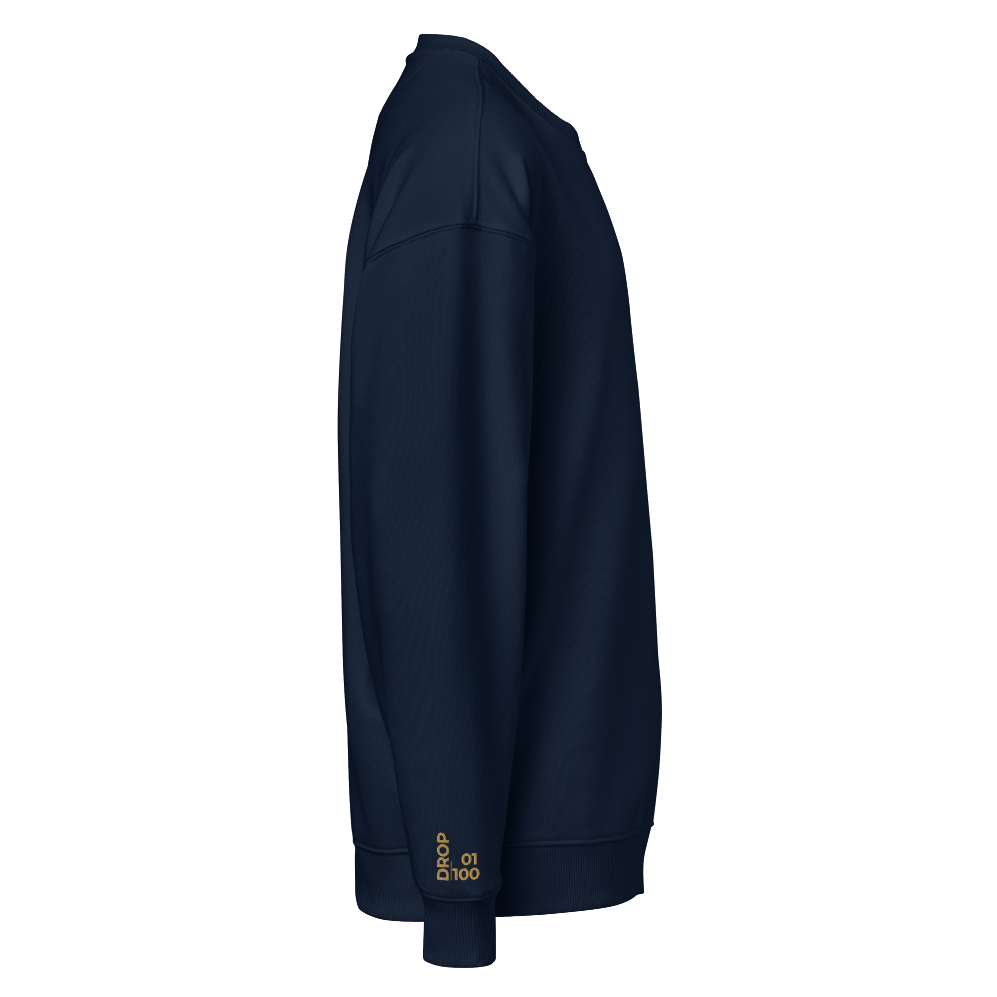 LEVN. Signature Oversized Crewneck - Old Gold