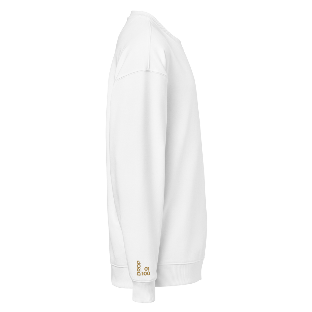 LEVN. Signature Oversized Crewneck - Old Gold