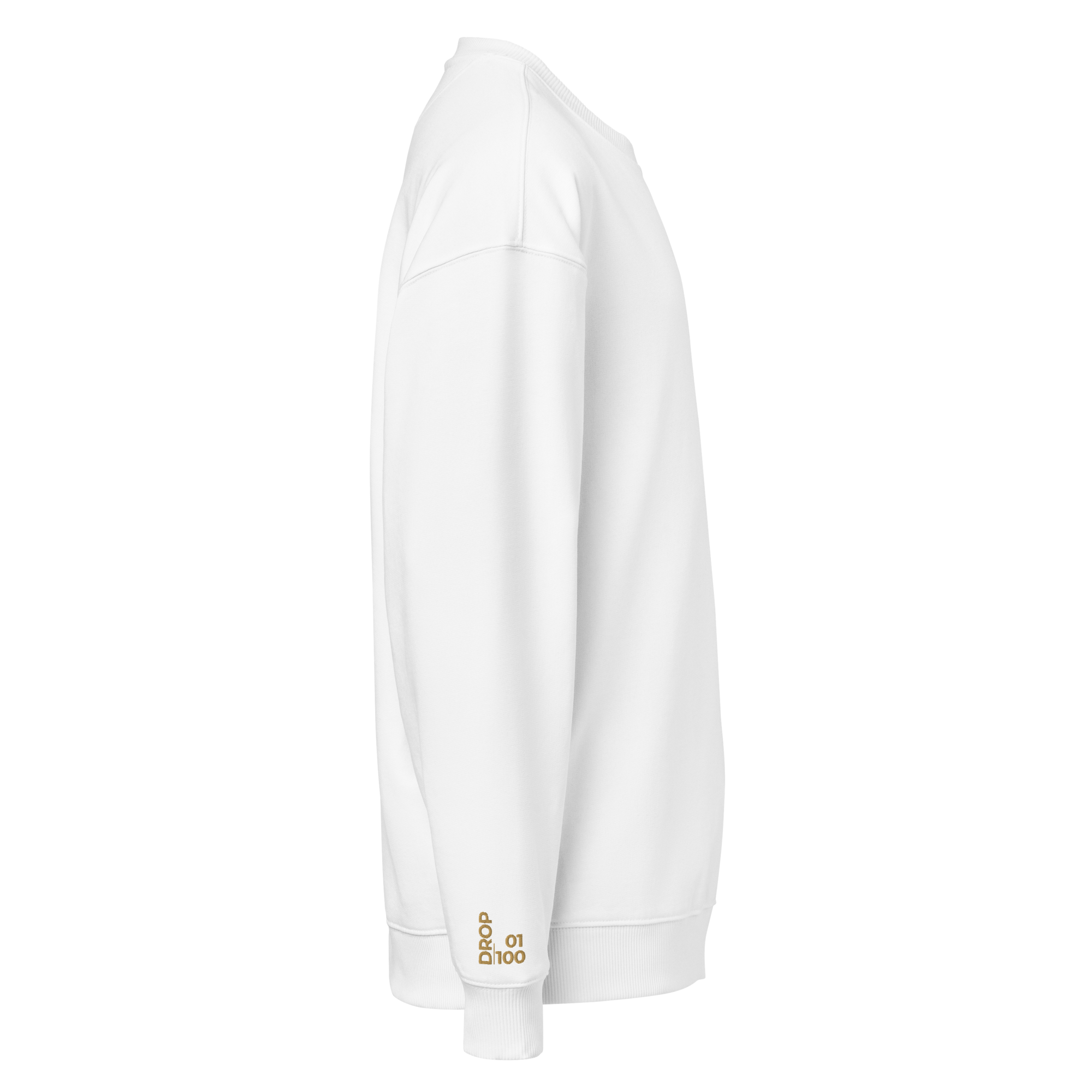 LEVN. Signature Oversized Crewneck - Old Gold