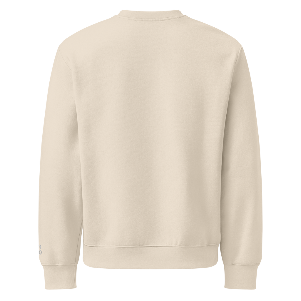 LEVN. Limited Signature Crewneck - Beige White